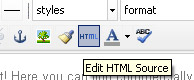 Edit HTML Source button