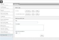 Managing RSS News Lists